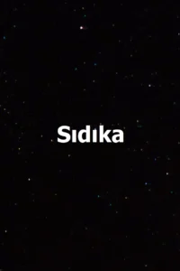 Sıdıka dizisi afişi