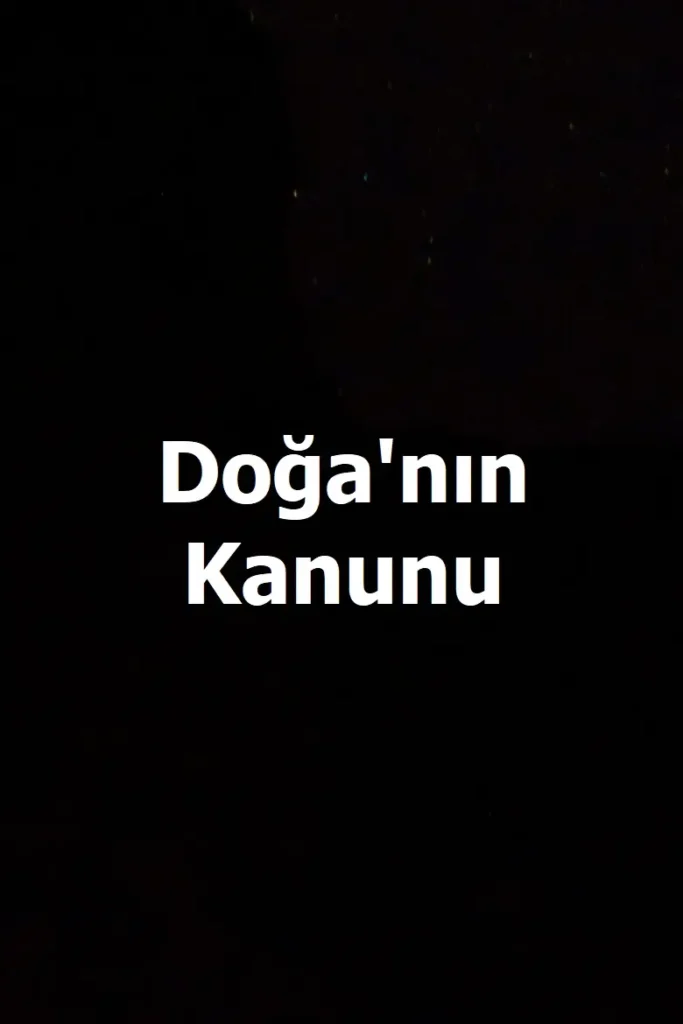 Doğa'nın Kanunu dizisi afişi