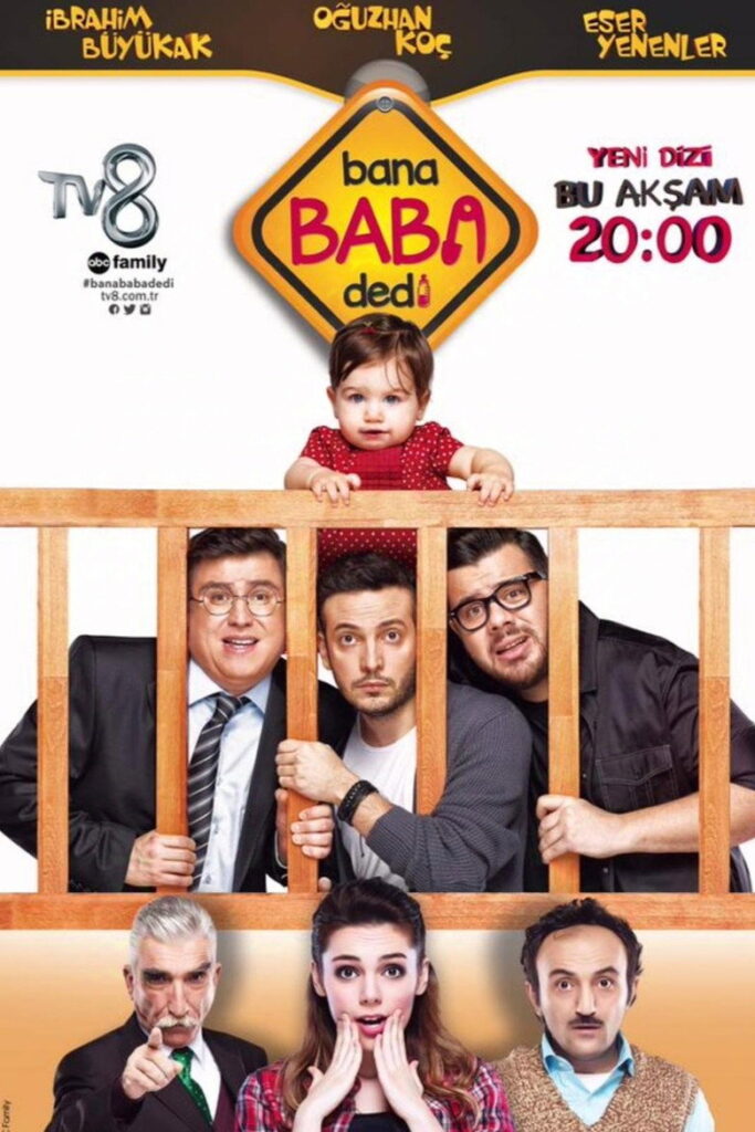 Bana Baba Dedi dizisi afişi