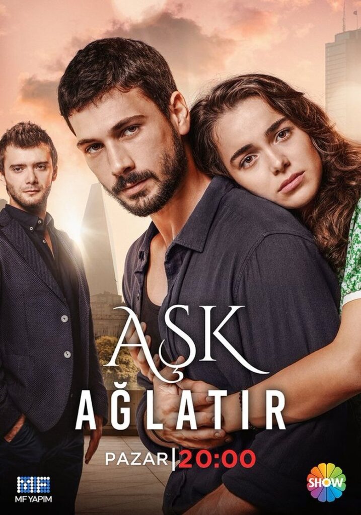 Aşk Ağlatır dizisi afişi