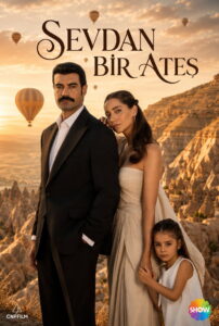 Sevdan Bir Ateş dizisi afişi